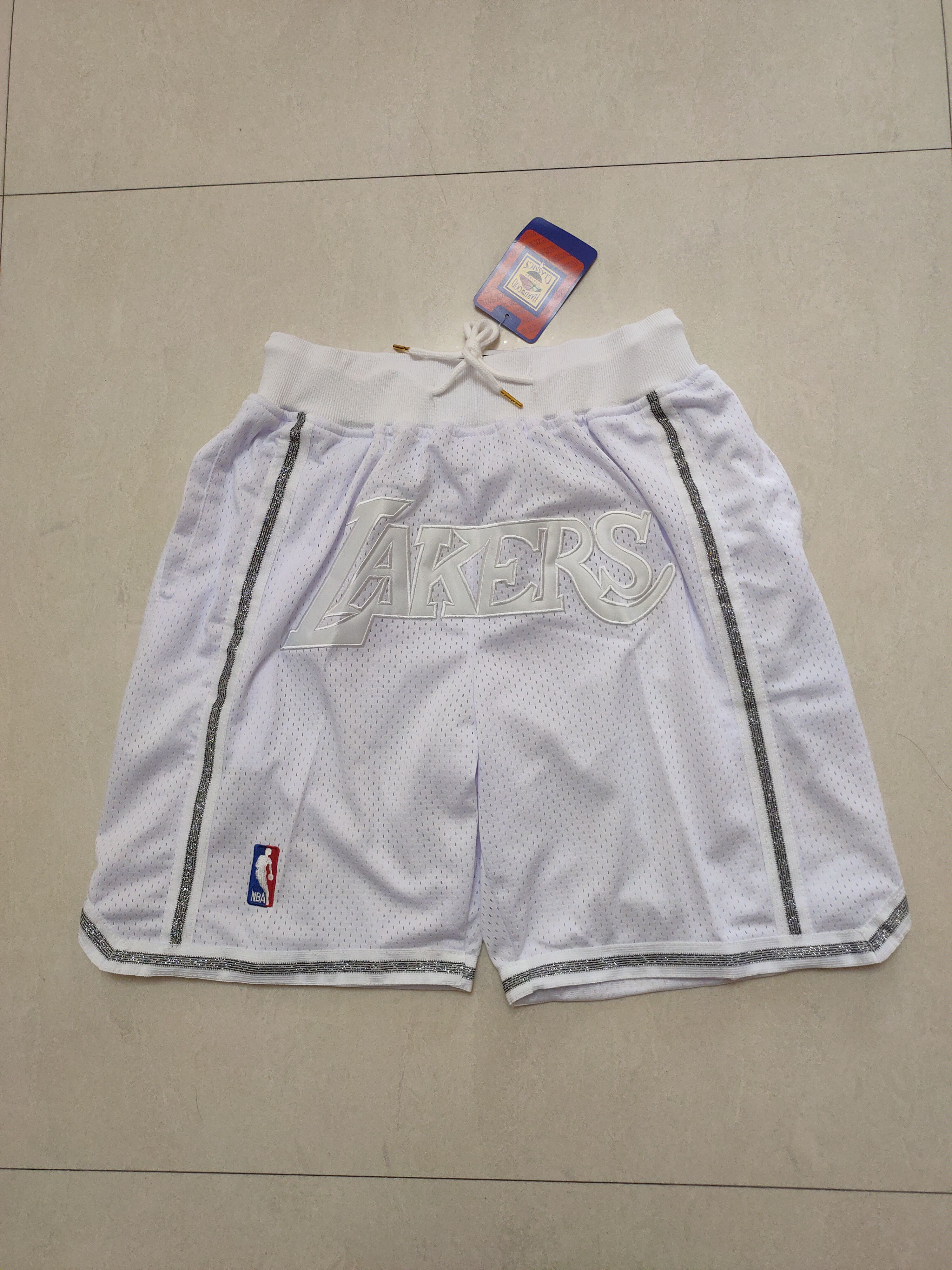 Men NBA Los Angeles Lakers Shorts 202302187->los angeles lakers->NBA Jersey